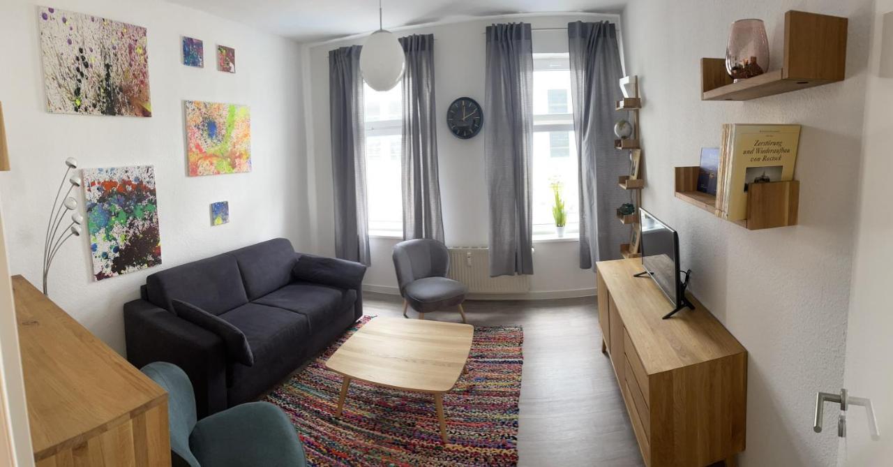 Ruhige Ferienwohnung Rostock Extérieur photo